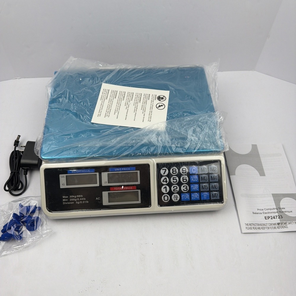 Commercial Food Scale 88lb/40kg Digital Price Computing Deli Market Weighing - Picture 8 of 9